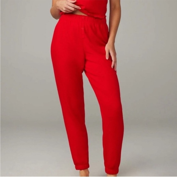 SAVAGE FENTY by Rihanna red loungewear/pajama set - Picture 2 of 16